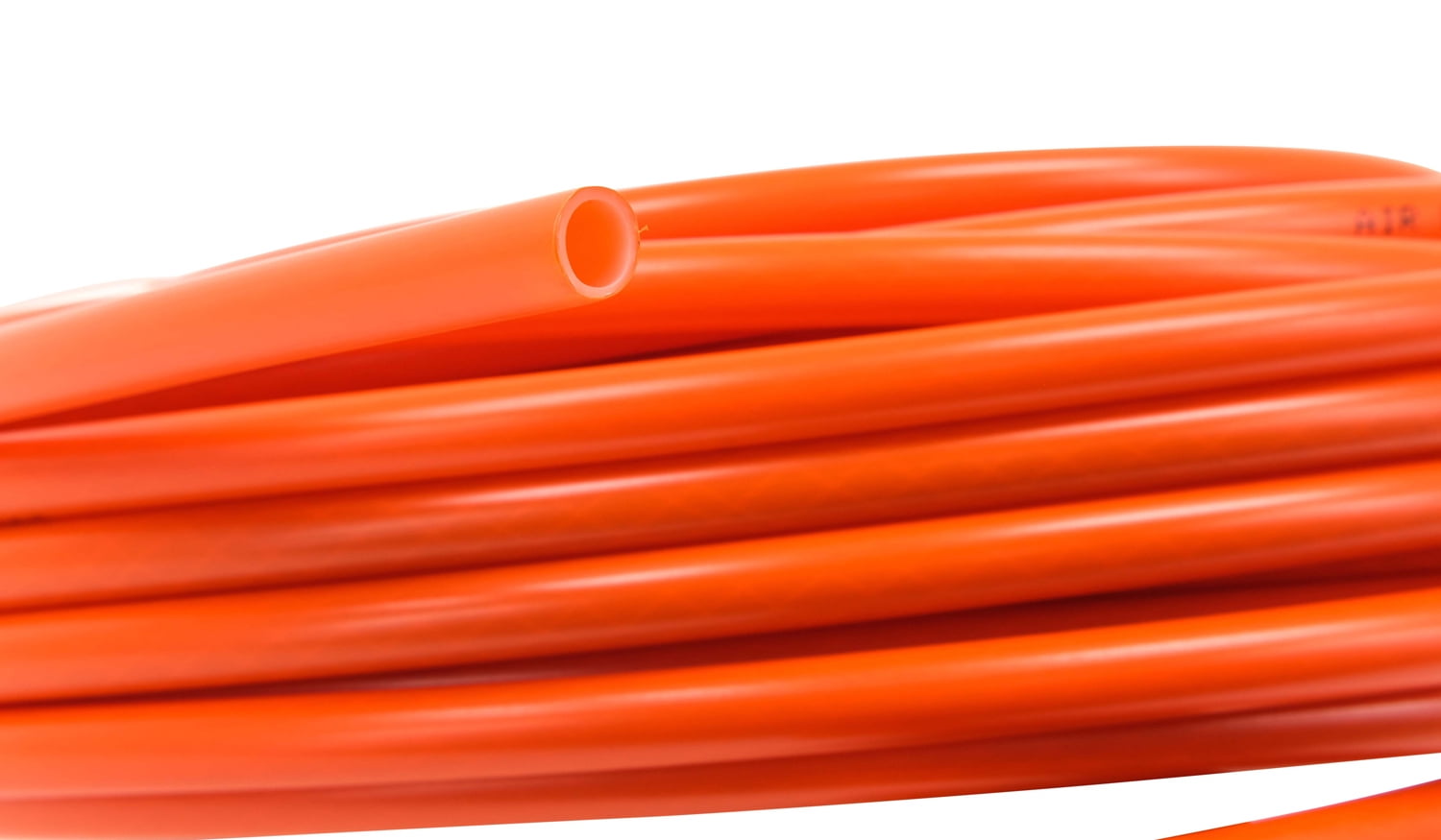 (2 Pack) 3/8" OD x 100' Orange SAE J844 Nylon Air Brake Tubing DOT Approved | Pneumatic Nylon Air Line Hose for Air Brake System