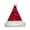 Red, variant on Plush Jingle Bell Christmas Hat - Festive Family Party Decoration, Soft Comfortable Hat for Adults, Cute Holiday Headwear for Christmas Celebrations, 12.6*17.72in, Black