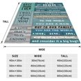 thumbnail image 4 of Throw Blankets Anniversary Birthday Gifts for Mom from Daughter Son, Women Blanket for Mother's Day, Soft Flannel Throw Blanket Gifts for Mama Birthday Christmas Valentines for Couch Bed Sofa 60x50In, 4 of 14