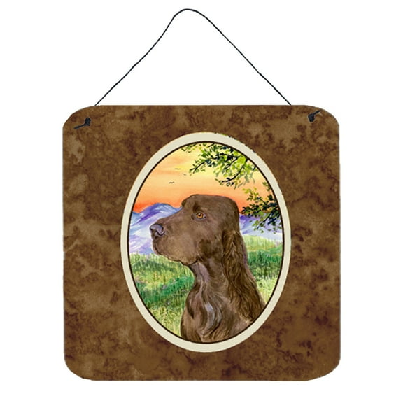 Caroline's Treasures SS1017DS66 Field Spaniel Wall or Door Hanging Prints, 6x6, multicolor