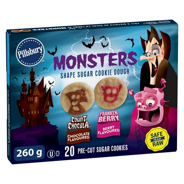 Pillsbury Ready to Bake™ Monsters Shape Sugar Cookie Dough, 20 cookies
