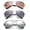 Gold Brown & Silver Purple & Gunmetal Mirror, variant on 3 Pack Kyra Popular Aviator Flash/Mirrored Lens Lead Free Kids Sunglasses with Spring Hinges for Girls & for Boys