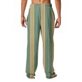 thumbnail image 4 of Stamzod Mens Pajama Pants Stripe Colorblock Cotton Pajama Bottoms Lightweight Lounge Pants Loose Fit Tapered Pj Pants for Men on Sale, 4 of 6