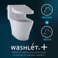 thumbnail image 2 of Toto MW4743046CUFGA-01 1G with Wash S500E & Auto Flush 1.28 GPF Toilet - 2 Piece, 2 of 10