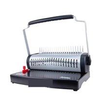 Coil Spiral Binding Machine Manual Book Maker 21-Holes Binding 380 Sheets Punch Binder With Adjustable Coil Binding Spines ,Easy to Operate