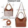 thumbnail image 2 of GAEKEAO Purses and Handbags for Women Top Handle Satchel Handbag with Strap, 2 of 6
