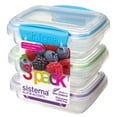 thumbnail image 1 of Contenedores de almacenamiento de alimentos Sistema KLIP IT Accents de 0,2 L, 3 unidades, 1 of 4