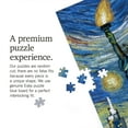 thumbnail image 2 of Lantern Press 1000 Piece Jigsaw Puzzle, New York City, New York, Statue of Liberty, Starry Night City Series, 2 of 5