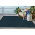 thumbnail image 2 of Saturn Collection Solid Color Indoor Outdoor Area Rug Teal - 2' x 6', 2 of 4