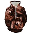 thumbnail image 3 of Nueva sudadera con estampado 3D de jabalí de la serie Animal para hombre, sudadera informal de moda Y2K para mujer, sudaderas de calle grandes, 3 of 5