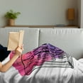 thumbnail image 3 of Book Soft Flannel Fleece Throw Blanket, Between the Pages of a Book Words Print Among Vivid Colors and Diamonds, Cozy Plush for Indoor and Outdoor Use, 50" x 70", Multicolor, by Ambesonne, 3 of 5