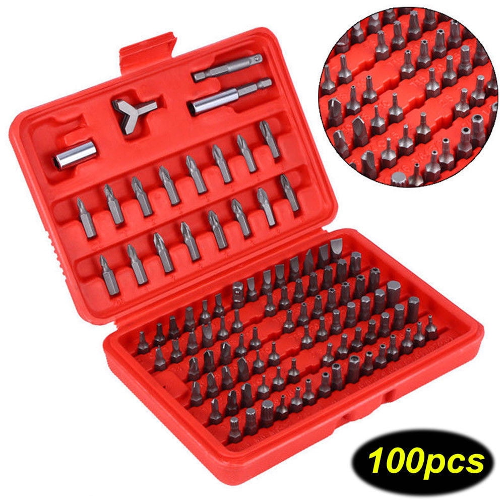 OTVIAP Security Bit Set, 100pc Security Bit Set / Metric & SAE Tamper