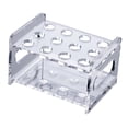 thumbnail image 2 of Coctelera acrílica con soporte de tubos, soporte para bebidas, ligero, resistente, reutilizable, Kits de barman, estante multiusos para Bar de bodas C, 2 of 8