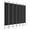 Black, variant on vidaXL 4-Panel Room Divider Anthracite 63"x86.6" Fabric