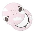thumbnail image 2 of Naloa Cute Panda Round Bar Stool Cushion Cover 12-14 inch, Fits Kitchen, Office, Restaurant Chairs - 13 inch, 2 of 7