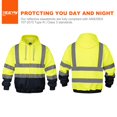 thumbnail image 3 of Sudadera con capucha de seguridad wefeyuv High Visibility Class 3, 3 of 7