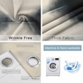 thumbnail image 4 of Black Beige Lake Blackout Curtains for Bedroom/Living Room, Thermal Insulated Kitchen Curtains, Vintage Aesthetics Abstract Grommet Darkening Window Treatment Drapes 52"x72"x2, 4 of 8