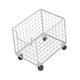 thumbnail image 5 of Cesta organizadora debajo del escritorio, carrito de almacenamiento utilitario, cajón único, decoración, archivador rodante con ruedas para bolso de Blanco, 5 of 8
