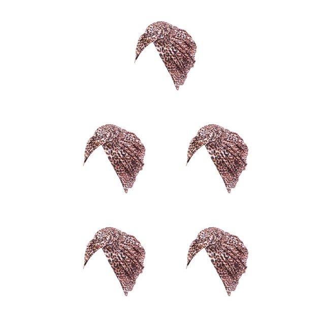 Guardurnaity Turbante nudo musulmán estampado ancho estiramiento cabeza bufanda accesorios moda sombreros pérdida capó estampado de Type2 NO2