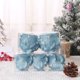 thumbnail image 3 of Bolas de purpurina para colgar en el árbol de Navidad, forma de pétalo, piñas de pino, para decoración del hogar, fiestas de Navidad, Año Nuevo 2023, 8/10 cm, 3 of 5