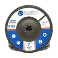 thumbnail image 4 of Benchmark Abrasives 7" x 7/8" Premium High Density Jumbo Zirconia Type 29 Flap Discs for Angle Grinder, 7 Inch Sanding Discs, Finishing, Deburring, Rust Removal - Grinding Wheels - (10 Pack) 80 Grit, 4 of 4
