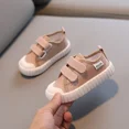thumbnail image 3 of Primavera otoño zapatos individuales zapatos Canva transpirables hombres mujeres niños Casual bebé color caramelo estilo coreano 1-7 años, 3 of 5