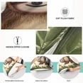 thumbnail image 4 of GZHJMY Funny Sloth Zippered Velvet Pillowcases,Super Soft and Cozy Luxury Plush Pillow Case Bed Pillow Pillowcases,King Size 20x40 in Home Decor, 4 of 7