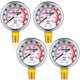 thumbnail image 1 of 4 ManóMetros PresióN Aire de 0 a 200 Psi,ConexióN Macho NPT 1/8 Pulgadas,ManóMetro de Aire de Montaje Lateral Inferior,ManóMetro de Compresor Aire con Dial 1,57 Pulgadas, 1 of 5