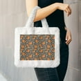 thumbnail image 6 of Rocae Fox And Mushroom or Plush Underarm Bag White Furry Purse Handbag for Autumn and Winter, 6 of 7