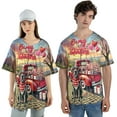 thumbnail image 4 of Be My Valentine's Great Dane Truck Full of Love Flower Balloon All Over Print 3D Baseball Shirt Danes Dog Lover Gifts Softball Sport - 02029, 4 of 6