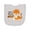 AC-Heather Grey, variant on Inktastic Just a Wee Bit Wild Cute Tiger Cub Newborn Bib