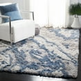 thumbnail image 2 of SAFAVIEH Horizon Konstantinos Abstract Shag Area Rug, Grey/Blue, 6' x 8', 2 of 10