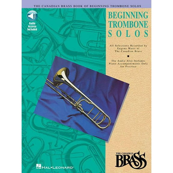 The Canadian Brass Book of Beginning Trombone Solos (Paperback)