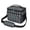 Robot and Panels, variant on Robot and Dogs Black Pattern Insulated Lunch Box for Women Men, Medium Leakproof Cooler Bag with Adjustable Strap, 10"x6.7"x8"
