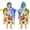 Crab, variant on Tirrinia Child Cotton Hooded Poncho Towels Seagulls and Sailboats Print Changing Robe Swimmer Beach for Kids