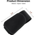 thumbnail image 3 of Magnetic Leather Sunglass Holder, Eyeglass Hanging Clip for Car Sun Visor, Car Accessories (Black), 3 of 3