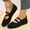 Black, variant on Xysaqa Black Flats for Women, Flats Shoes Women Dressy Comfortable Women Slip-on Tassel Knit Top Platform Loafers Casual Comfortable Shoes Indoor Outdoor Work Office Shoes Womens Savings!