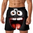 thumbnail image 4 of XINPING Men Beach Shorts Slim Fit Tropical Print Quick-Dry Patriotic Swimming Trunks with Pockets Anti-Chafe Beach Shorts Bathing Suits, 4 of 4