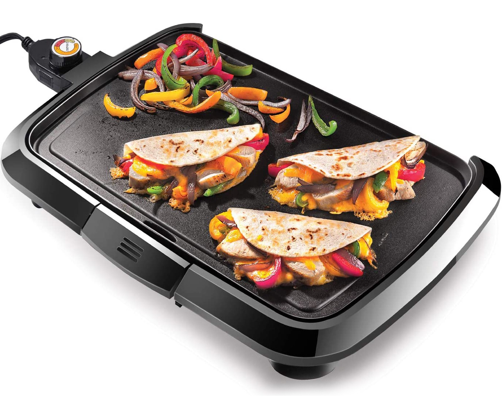 Nonstick Electric Griddle for 6 Eggs/Pancakes At Once (1200W)