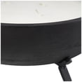 thumbnail image 5 of DecMode Black Mango Wood Sauvignon Blanc Scented 40 oz 4 Wick Candle with White Wax, 5 of 8