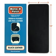 Match 'N Patch Realistic Black Leather Repair Patch