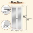 thumbnail image 3 of 30" X 80" Glass And Manufactured Wood French Door With Hardware Kit, 3 of 6