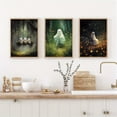 thumbnail image 2 of 2D Flat 3pcs Adorable Ghosts, Spooky Gothic Style, Cute Bicycle Ghosts, Halloween Art Wall Decor, Bedroom, Living Room Wall Decor, Home and Dorm Decor 2D Flat Print Unframed, 2D Flat, Perfect for Ro, 2 of 4