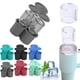 thumbnail image 5 of Bandeja para cubitos de hielo compatible con Stanley Cup, 3 moldes de silicona cilíndricos con tapa y contenedor para congelador, bebida de hielo, zumo, whisky, cóctel, regalos de verano, 5 of 5