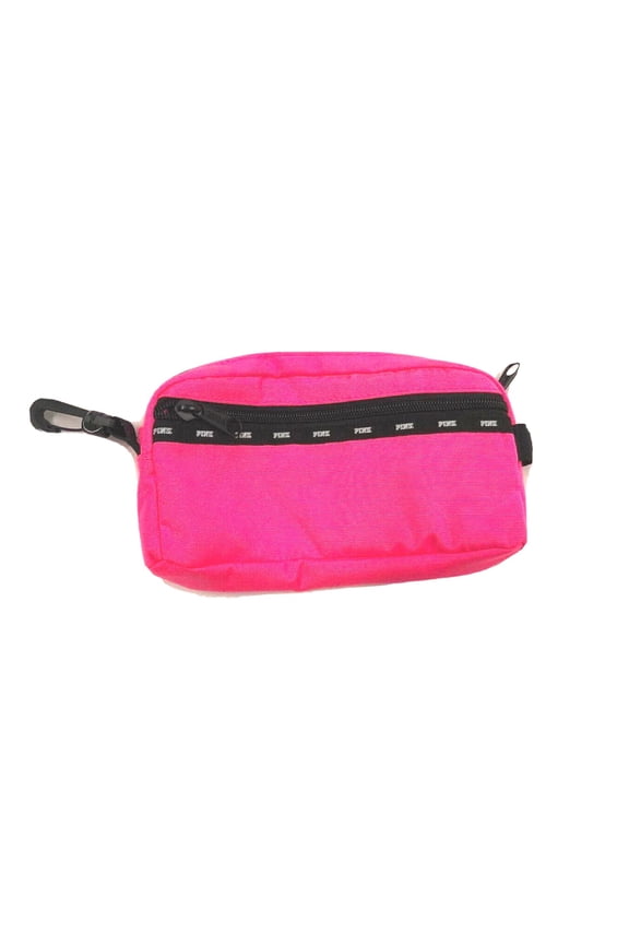 Pink Pencil Pouch Cosmetic Makeup Bag Hot Pink New