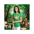 thumbnail image 2 of Playera CapyHada – La Capybara Más Mágica del Bosque Ropa Fashion Para Mujer Color Verde Talla Mediana Marca Emil SaEs, 2 of 4