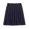 thumbnail image 1 of Faldas plisadas Prolriy para mujer, falda de moda para mujer, falda plisada sólida para la escuela, falda académica, falda escolar sexy, faldas para mujer, azul marino XL, 1 of 8