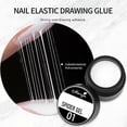 thumbnail image 4 of Wire Drawing Gel Nail Polish Black White Spider Web Gel Nail Art Design Painting, 4 of 5
