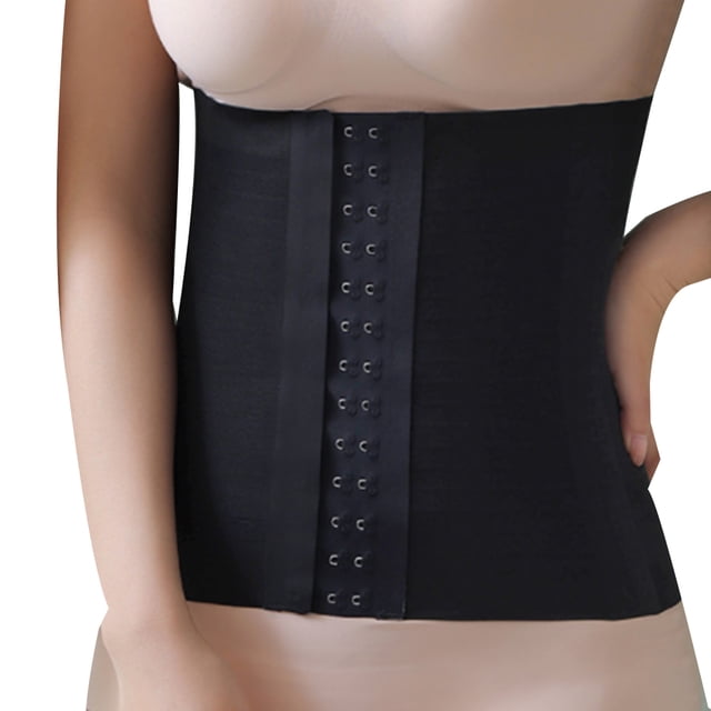 Cinturón abdominal de recuperación posparto para mujeres embarazadas de verano, entrenador de cintura, envoltura abdominal pélvica (negro)