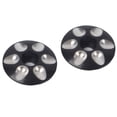 thumbnail image 3 of 2 piezas de aleación de aluminio para bicicleta tapa de vástago Negro Sunnimix Casquillo superior de auriculares de bicicleta, 3 of 6